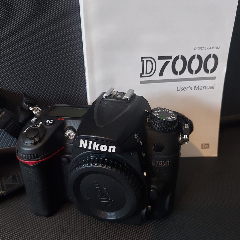 Nikon D7000 16.2MP DX-Format Digital SLR Camera Body Black with Manual